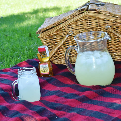 Homemade Lemonade with Real Lemons and Honey