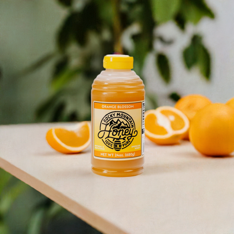 (Case of 12) 24 oz. Orange Blossom Honey Squeeze Bottle