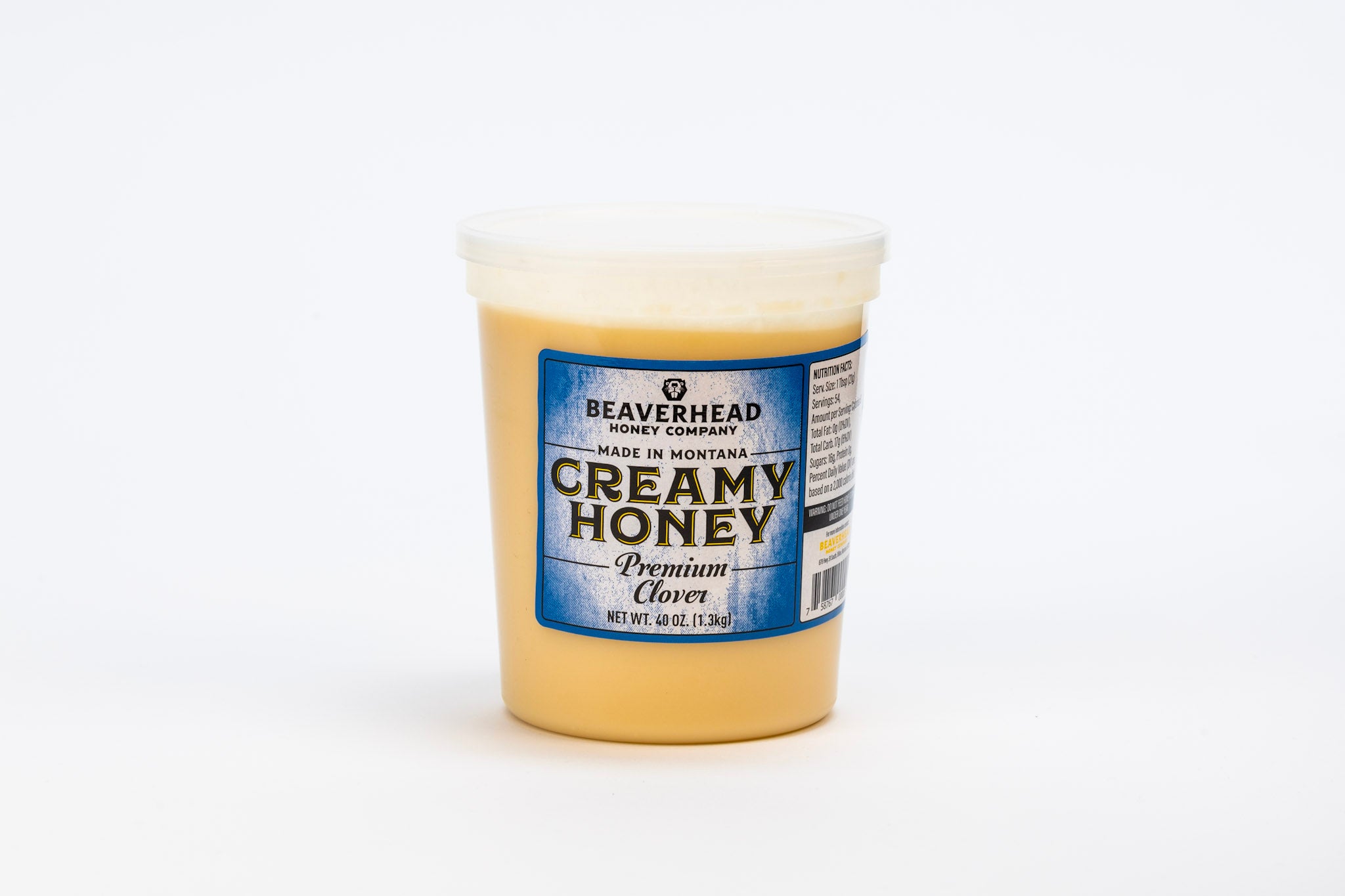 HONEY☆ 40 oz. Beaverhead Creamy Clover Honey Tub – Rocky Mountain Honey