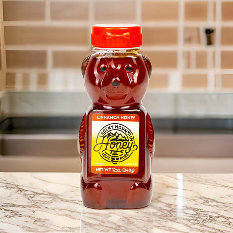 (Case of 12) 12 oz. Cinnamon Honey Bear