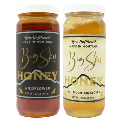 Big Sky Montana Honey Clover & Wildflower 22oz 2 Pack
