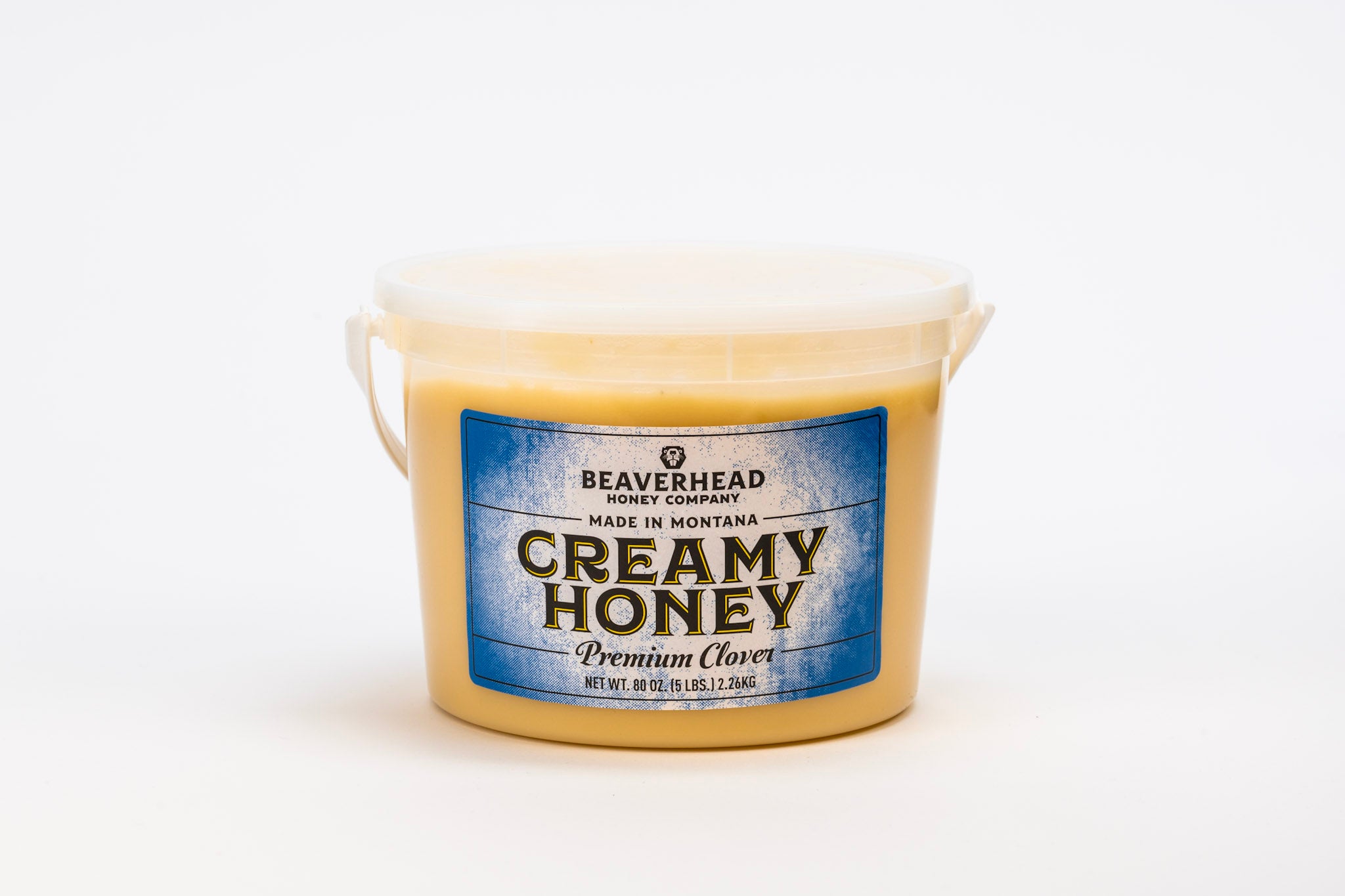 5 lb. Beaverhead Creamy Clover Honey Bucket – Rocky Mountain Honey