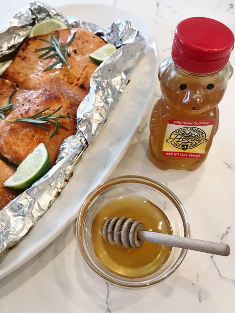 Honey Lime Garlic Butter Salmon