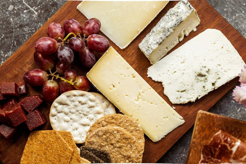 Summer Cheese Boards with Honey Butter and Fresh Fruit