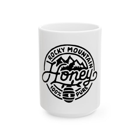Rocky Mountain Honey Ceramic Mug — 11oz & 15oz