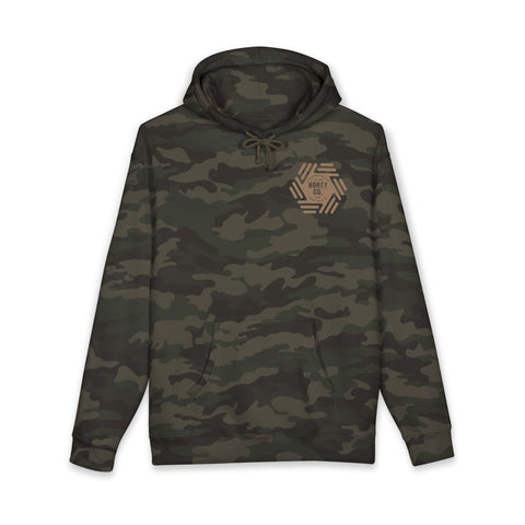 Honey Co. Logo Hoodie — Rustic Beekeeper Honey Company Pullover