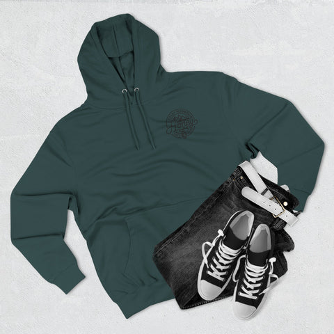 Rocky Mountain Honey Hoodie — 100% Pure Bee Logo Fleece Pullover