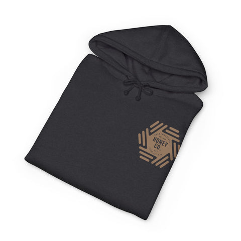 Honey Co. Logo Hoodie — Rustic Beekeeper Honey Company Pullover