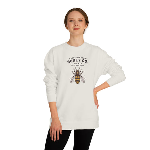 Honey Co. Bee Graphic Sweatshirt — Rustic Mountain Beekeeper Crewneck