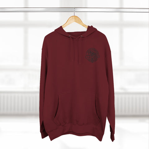 Rocky Mountain Honey Hoodie — 100% Pure Bee Logo Fleece Pullover