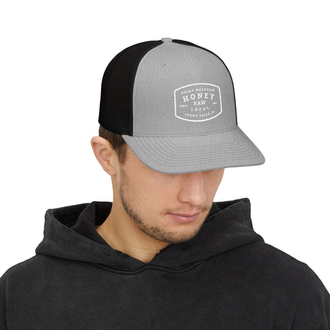 Honey Raw Local Trucker Cap — Rocky Mountain Beekeeping Snapback