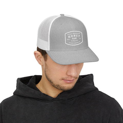 Honey Raw Local Trucker Cap — Rocky Mountain Beekeeping Snapback
