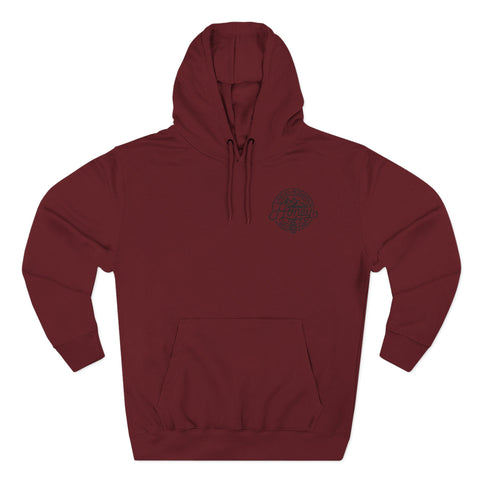 Rocky Mountain Honey Hoodie — 100% Pure Bee Logo Fleece Pullover