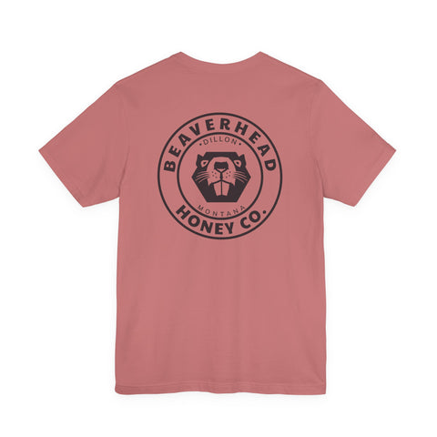 Beaverhead Honey Co. Logo T-Shirt — Vintage Beavertail Emblem Tee