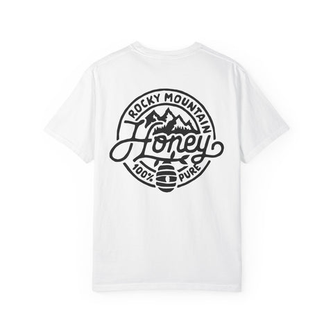 Rocky Mountain Honey T-Shirt — 100% Pure Beekeeper Logo Tee