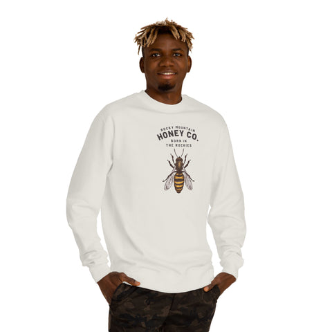 Honey Co. Bee Graphic Sweatshirt — Rustic Mountain Beekeeper Crewneck
