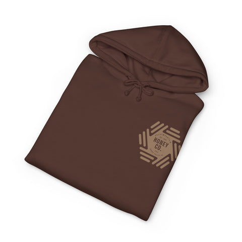 Honey Co. Logo Hoodie — Rustic Beekeeper Honey Company Pullover