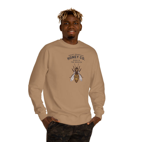 Honey Co. Bee Graphic Sweatshirt — Rustic Mountain Beekeeper Crewneck