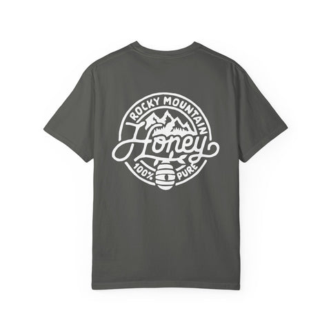 Rocky Mountain Honey T-Shirt — 100% Pure Beekeeper Logo Tee