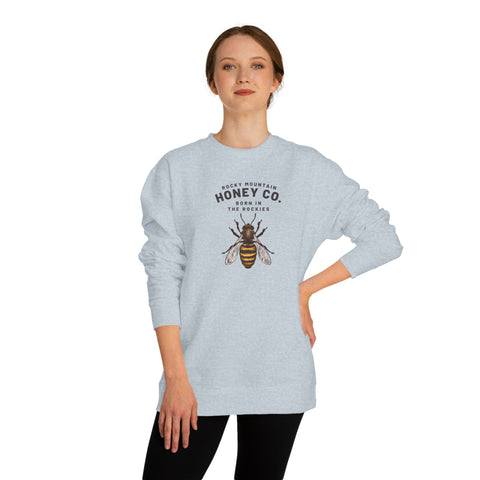 Honey Co. Bee Graphic Sweatshirt — Rustic Mountain Beekeeper Crewneck