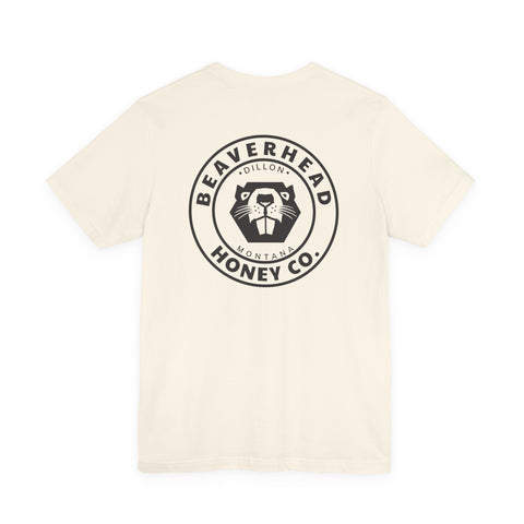 Beaverhead Honey Co. Logo T-Shirt — Vintage Beavertail Emblem Tee