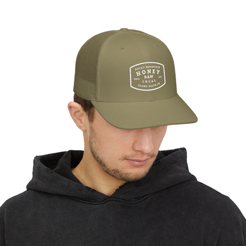 Honey Raw Local Trucker Cap — Rocky Mountain Beekeeping Snapback