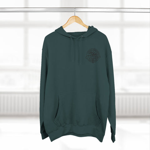 Rocky Mountain Honey Hoodie — 100% Pure Bee Logo Fleece Pullover