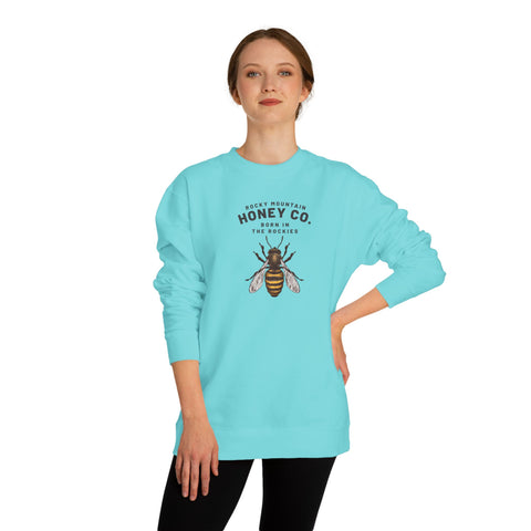 Honey Co. Bee Graphic Sweatshirt — Rustic Mountain Beekeeper Crewneck