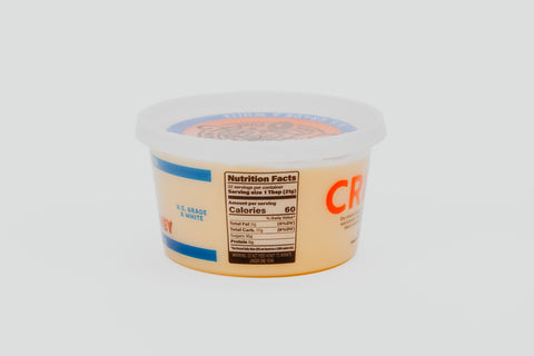 (Case of 12) 16 oz.  Creamy Clover Honey Tub