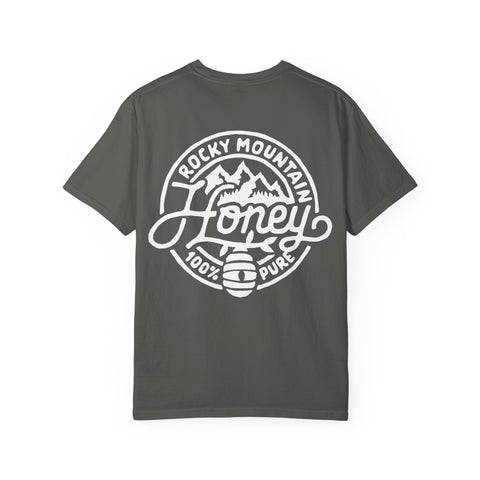 Rocky Mountain Honey T-Shirt — 100% Pure Beekeeper Logo Tee