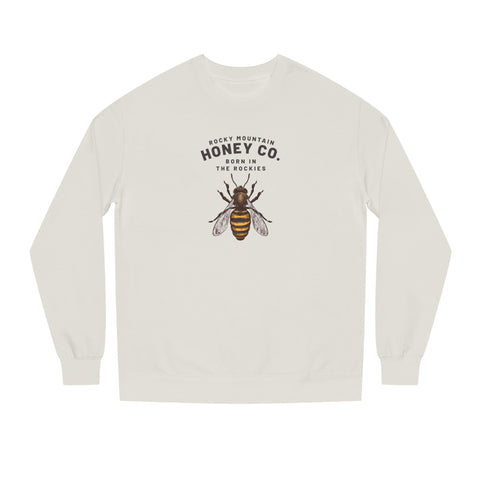 Honey Co. Bee Graphic Sweatshirt — Rustic Mountain Beekeeper Crewneck