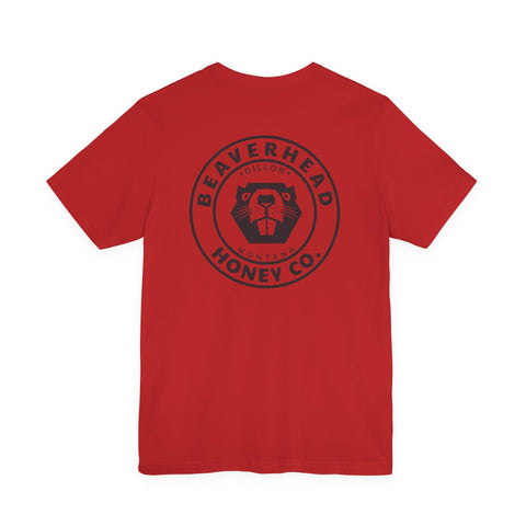 Beaverhead Honey Co. Logo T-Shirt — Vintage Beavertail Emblem Tee