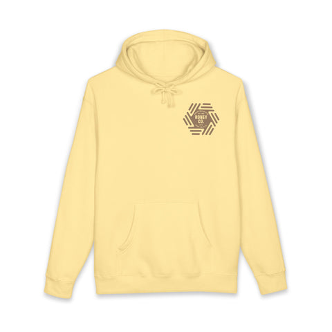 Honey Co. Logo Hoodie — Rustic Beekeeper Honey Company Pullover