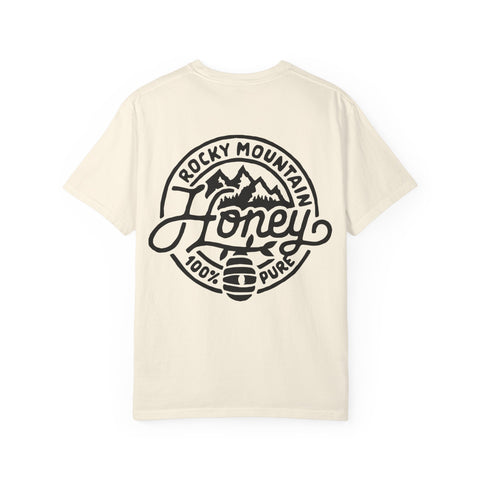 Rocky Mountain Honey T-Shirt — 100% Pure Beekeeper Logo Tee