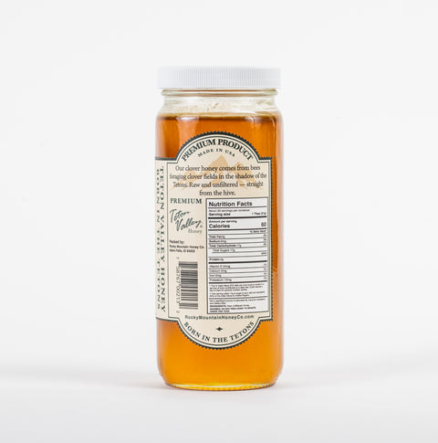 Teton Valley High Mountain Clover Honey 22 oz.