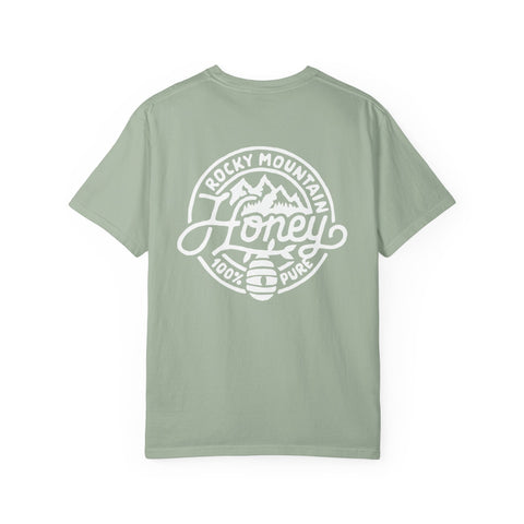 Rocky Mountain Honey T-Shirt — 100% Pure Beekeeper Logo Tee