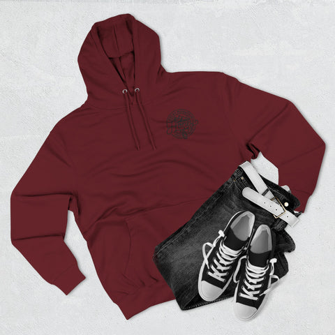 Rocky Mountain Honey Hoodie — 100% Pure Bee Logo Fleece Pullover