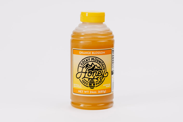 (Case of 12) 24 oz. Orange Blossom Honey Squeeze Bottle