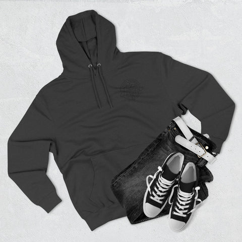 Rocky Mountain Honey Hoodie — 100% Pure Bee Logo Fleece Pullover