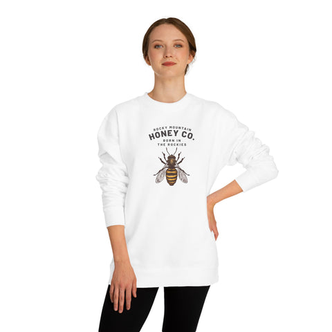 Honey Co. Bee Graphic Sweatshirt — Rustic Mountain Beekeeper Crewneck