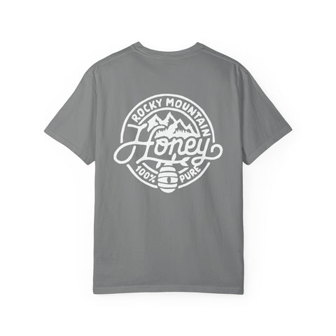 Rocky Mountain Honey T-Shirt — 100% Pure Beekeeper Logo Tee