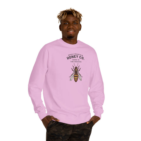 Honey Co. Bee Graphic Sweatshirt — Rustic Mountain Beekeeper Crewneck