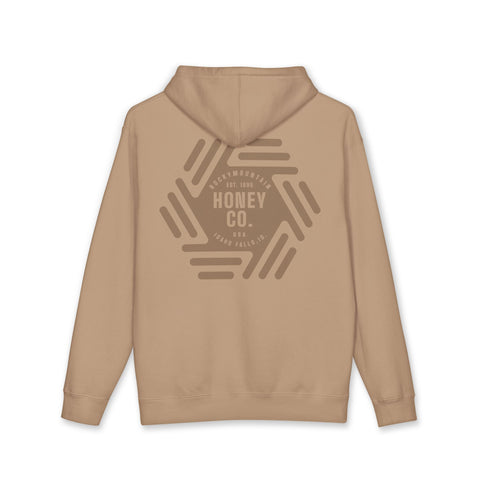Honey Co. Logo Hoodie — Rustic Beekeeper Honey Company Pullover
