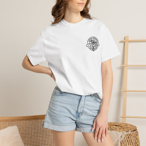 Rocky Mountain Honey T-Shirt — 100% Pure Beekeeper Logo Tee