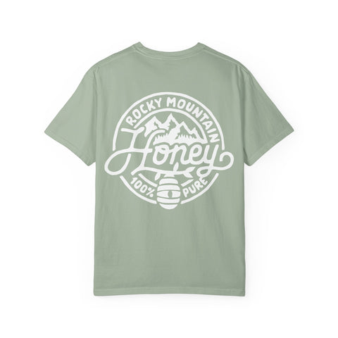 Rocky Mountain Honey T-Shirt — 100% Pure Beekeeper Logo Tee
