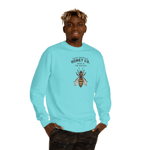 Honey Co. Bee Graphic Sweatshirt — Rustic Mountain Beekeeper Crewneck
