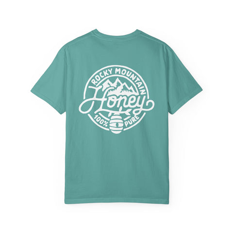 Rocky Mountain Honey T-Shirt — 100% Pure Beekeeper Logo Tee