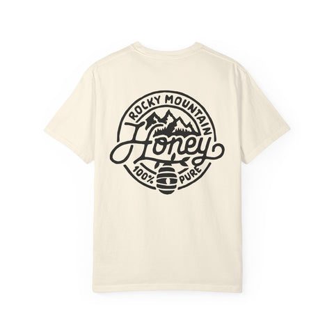 Rocky Mountain Honey T-Shirt — 100% Pure Beekeeper Logo Tee
