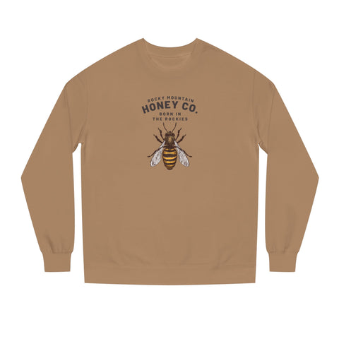 Honey Co. Bee Graphic Sweatshirt — Rustic Mountain Beekeeper Crewneck