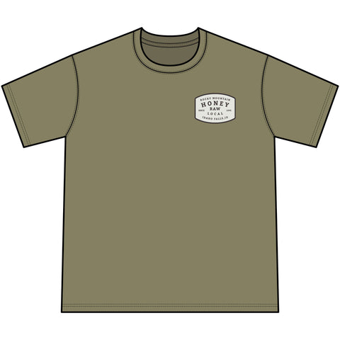 Vintage Honey Co. Mineral Wash T-Shirt — Retro Pocket-Logo Tee